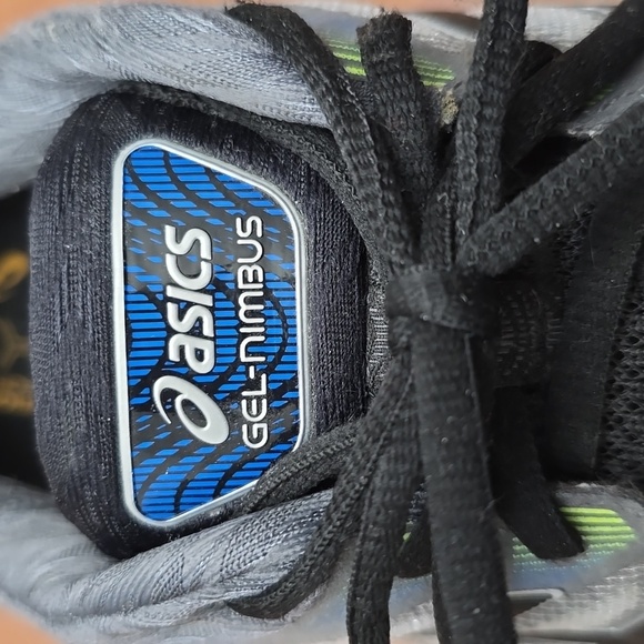 ASICS Shoes Men's 12 Gray Running Gel Nimbus - Picture 6 of 9